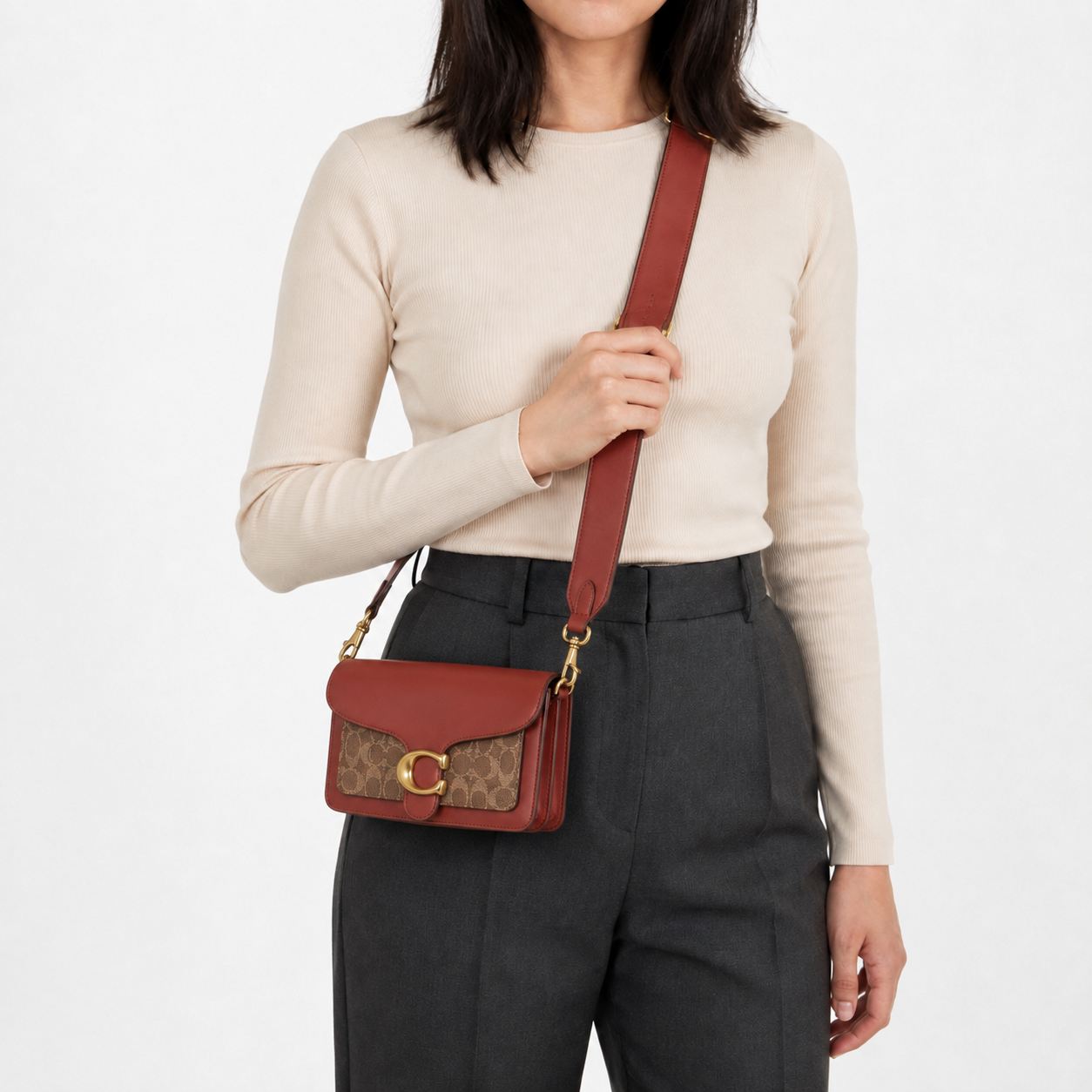 Coach Tabby Shoulder Bag 26 Signature Canvas